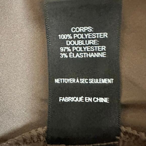 ASTR the Label | Cowl Neck Midi Slip-Dress Brown Pink Floral | Medium - Picture 11 of 12